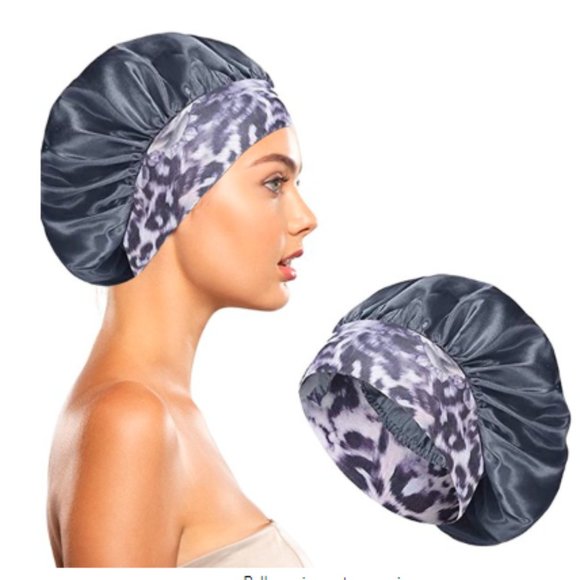 Women's Silky Satin Head Scarf Hair Wrap Cap Hat Headband Sleeping Bonnet - Picture 1 of 1